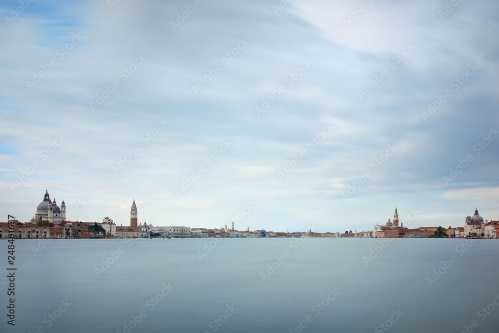 City skyline of Venice long exposure
