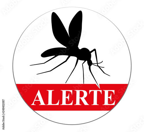 moustique alerte symbole