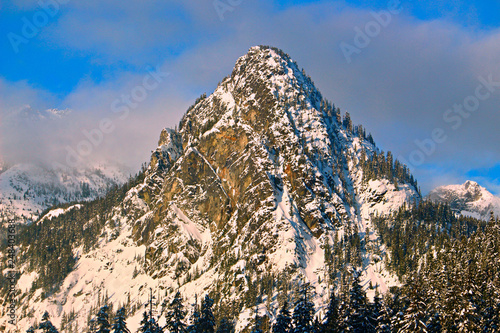 Snowy Mountain top