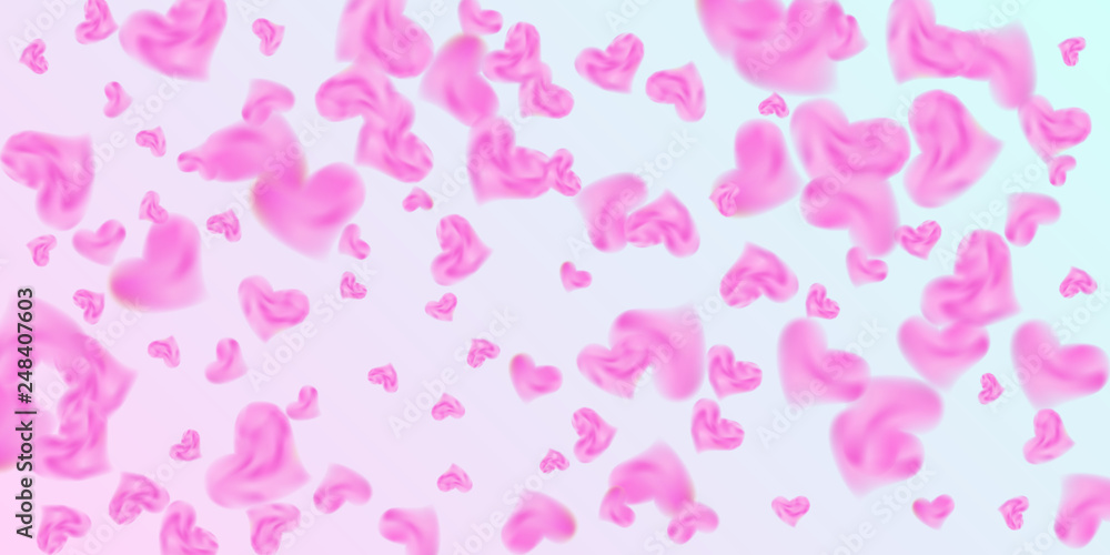 Hearts of confetti for valentines day Hearts of confetti for valentines day