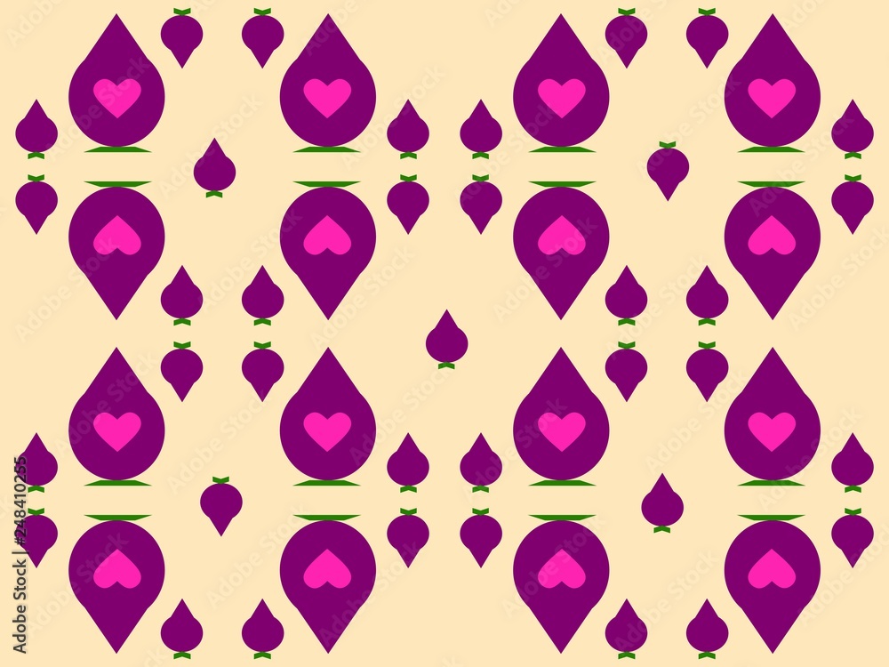 seamless pattern with hearts seamless pattern with hearts