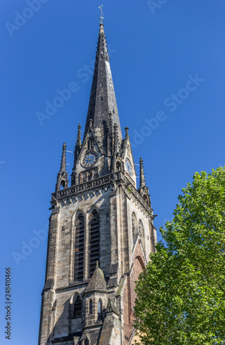 Tower of the Lutherkirche church in Kassel, Germany