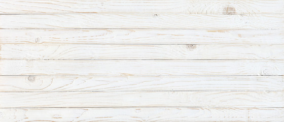 Gordijnen Hout Witte houten plankenvloer bovenaanzicht  © elovich