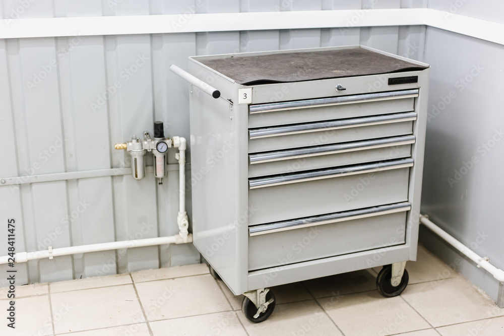 Equipment for car repair, car service, tool storage cabinet Equipment for car repair, car service, tool storage cabinet