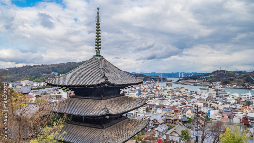 Obraz premium Hiroshima Prefecture Onomichi 広島県 尾道