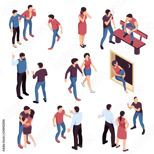 Teenagers Problems Isometric Set