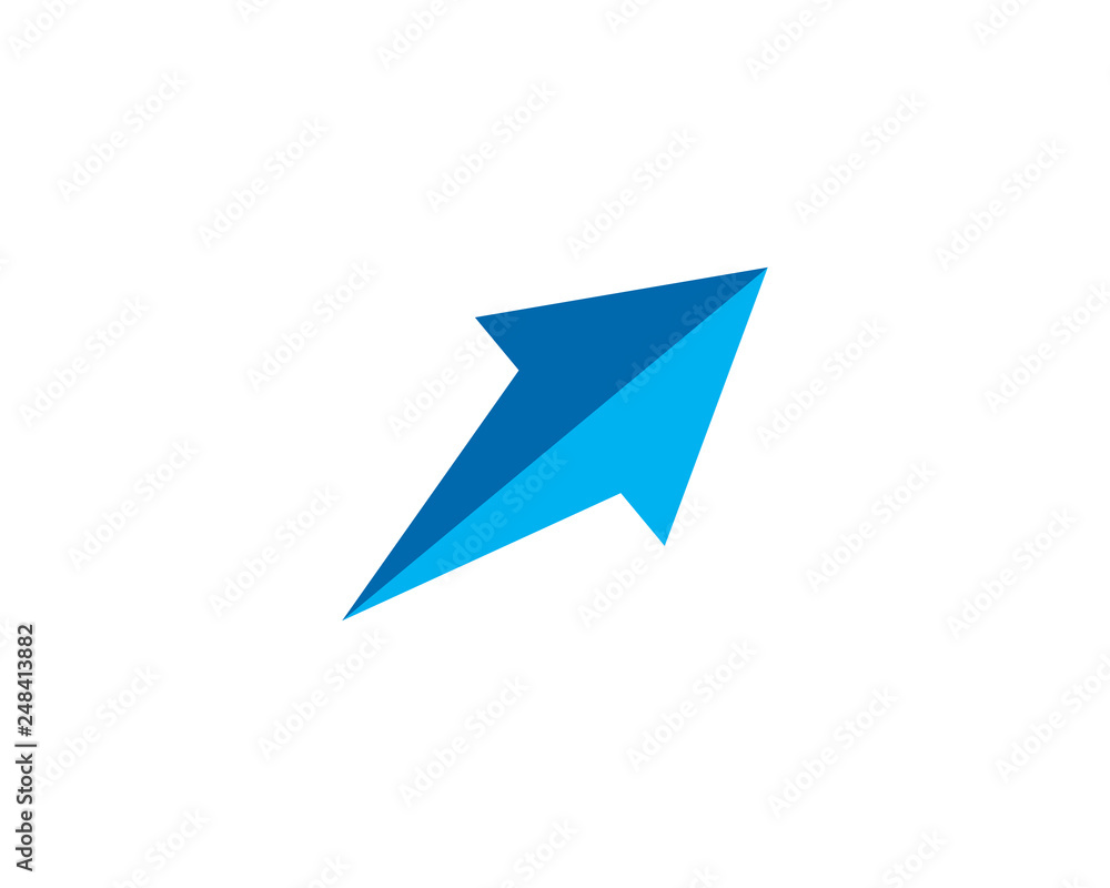 Arrows logo template vector icon illustration Arrows logo template vector icon illustration