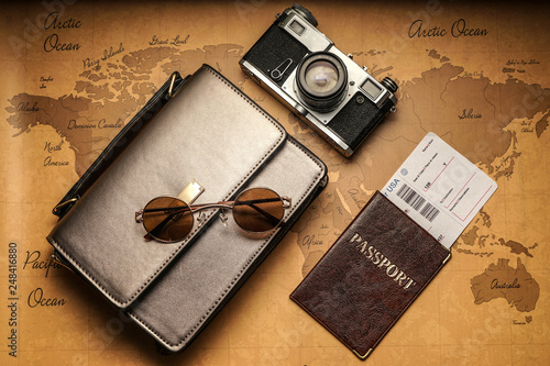 Composition with sunglasses...