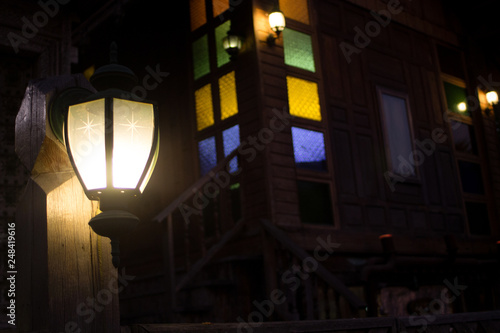 Vintage lamp  On the Wall