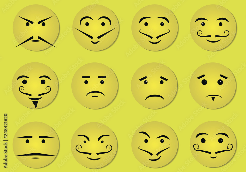 Fototapeta premium Facial expressions