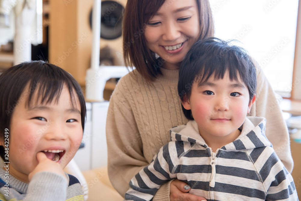 母親と息子