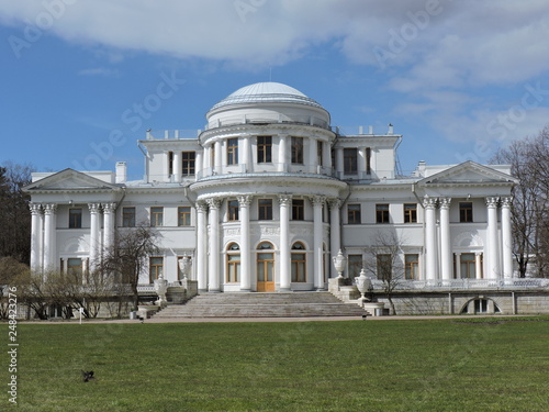 View of Elagin Palace in Saint-Petersburg