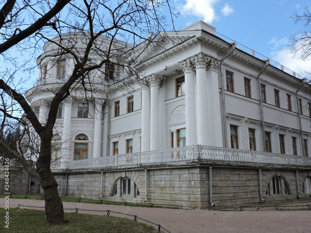 Palace in spring park, Saint-Petersburg Palace in spring park, Saint-Petersburg
