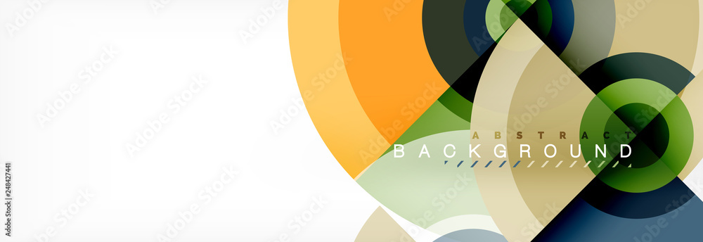 Modern circle background Modern circle background