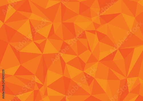 Orange geometric background with rhombs
