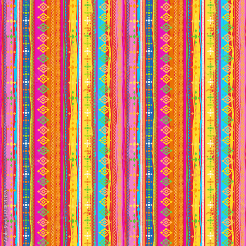 Ethnic boho seamless pattern