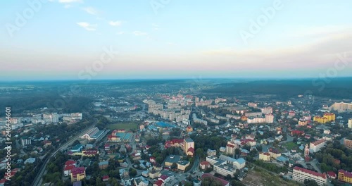 Wallpaper Mural Truskavets, Lviv region. Ukraine, Aerial drone view Torontodigital.ca
