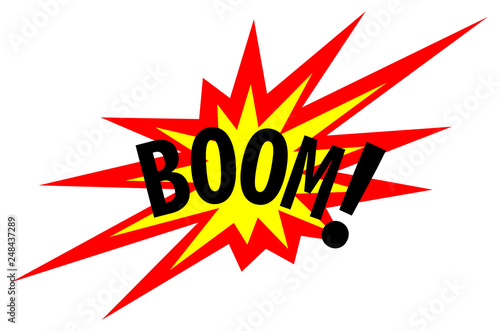 Boom! Explosion Sign