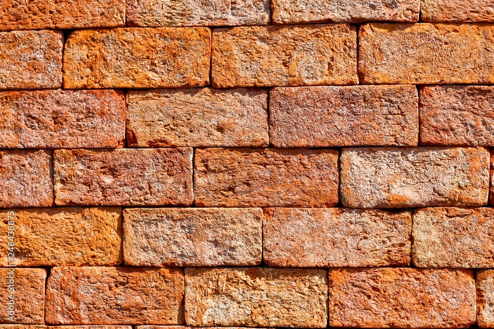 Obraz premium Orange bricks wall