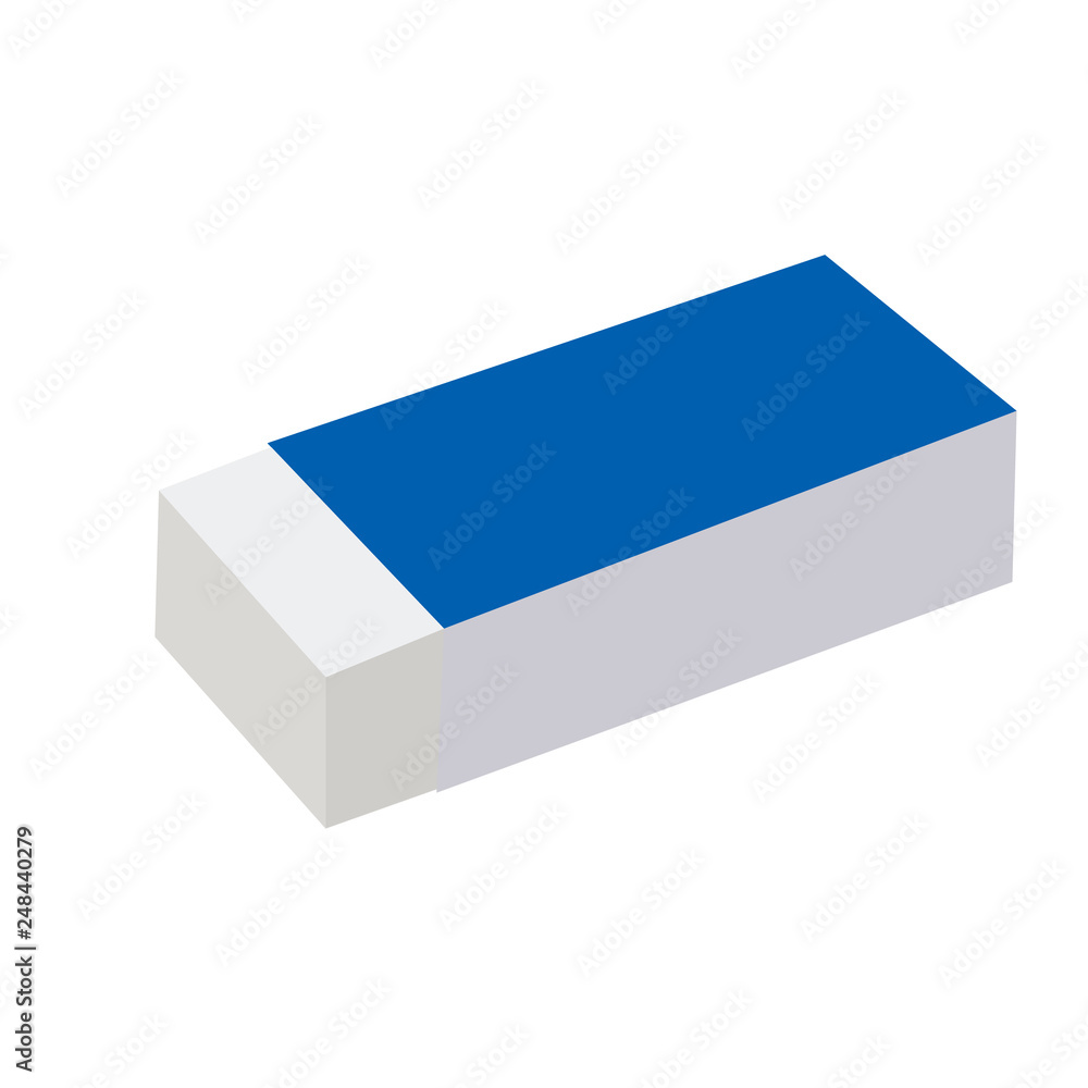 eraser on white background eraser on white background