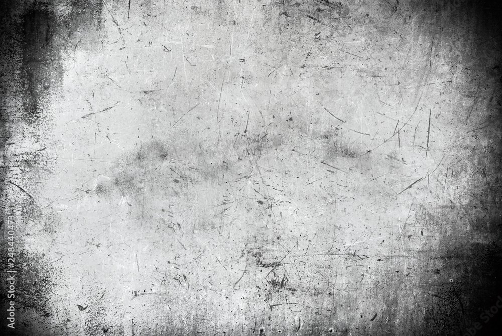 Fototapeta premium Scratches vignette frame texture