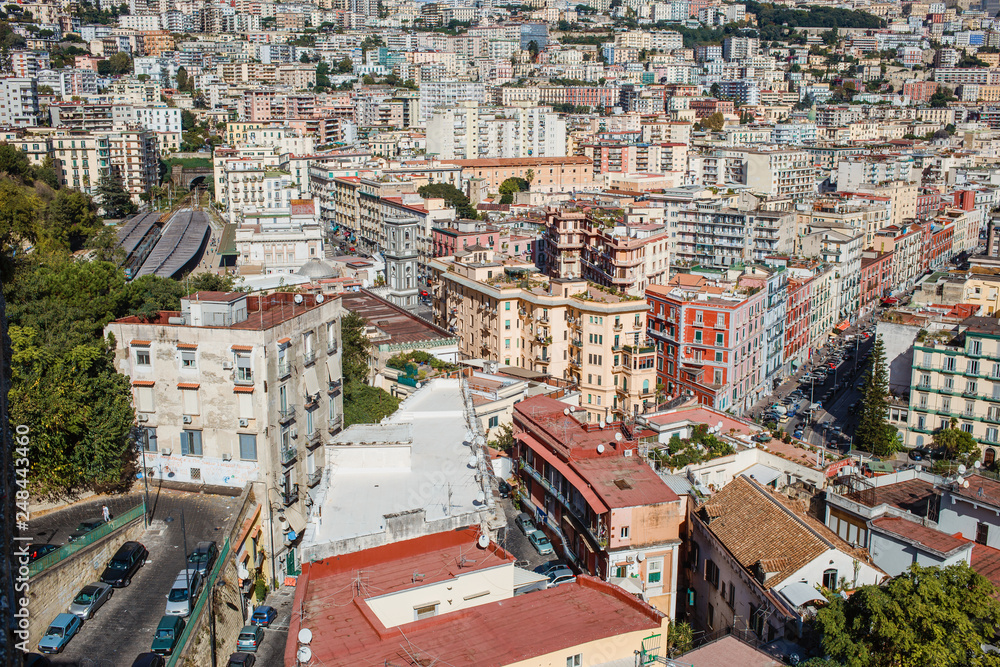 Naples, Italy cityscape. View on city rooftops
