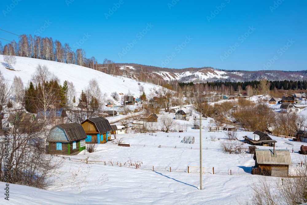 Siberian village Bartenovka