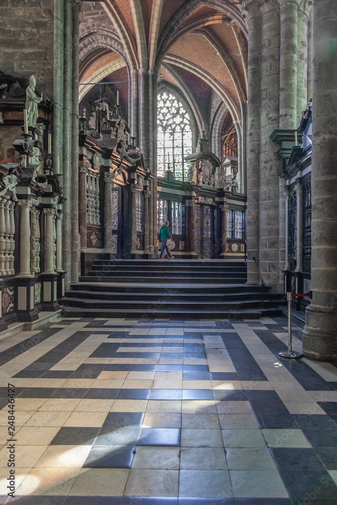 The decoration of the Cathedral of Saint Bavo