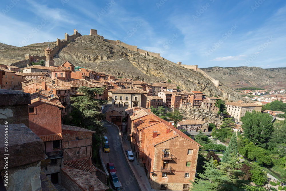 Albarracin town, ancient city in Teruel, Spain