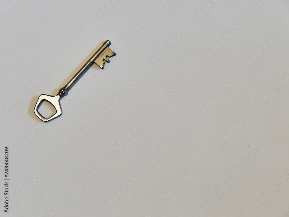 Key on white background Key on white background
