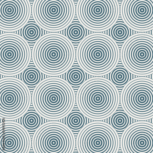 geometric vector pattern, repeating linear circles overlap each. Vector clean for design, fabric, wallpaper, background. pattern is on watches panel