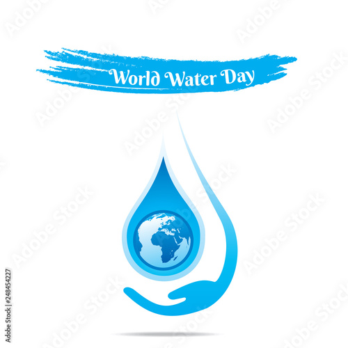 world water day poster concept