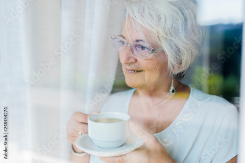Senior Woman At Window