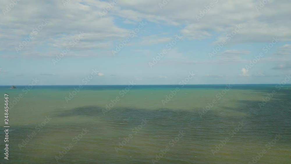 Aerial, beautiful view on the ocean Aerial, beautiful view on the ocean