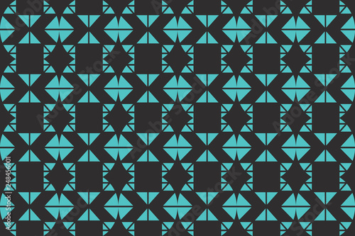 Seamless, abstract background pattern made with triangular shapes. Decorative, geometric vector art.