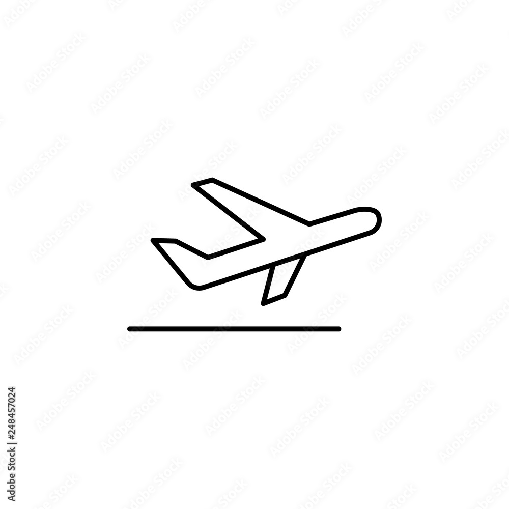 plane. Signs and symbols can be used for web, logo, mobile app, UI, UX