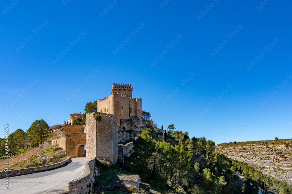 Castle of Alarcon in Cuenca, Spain