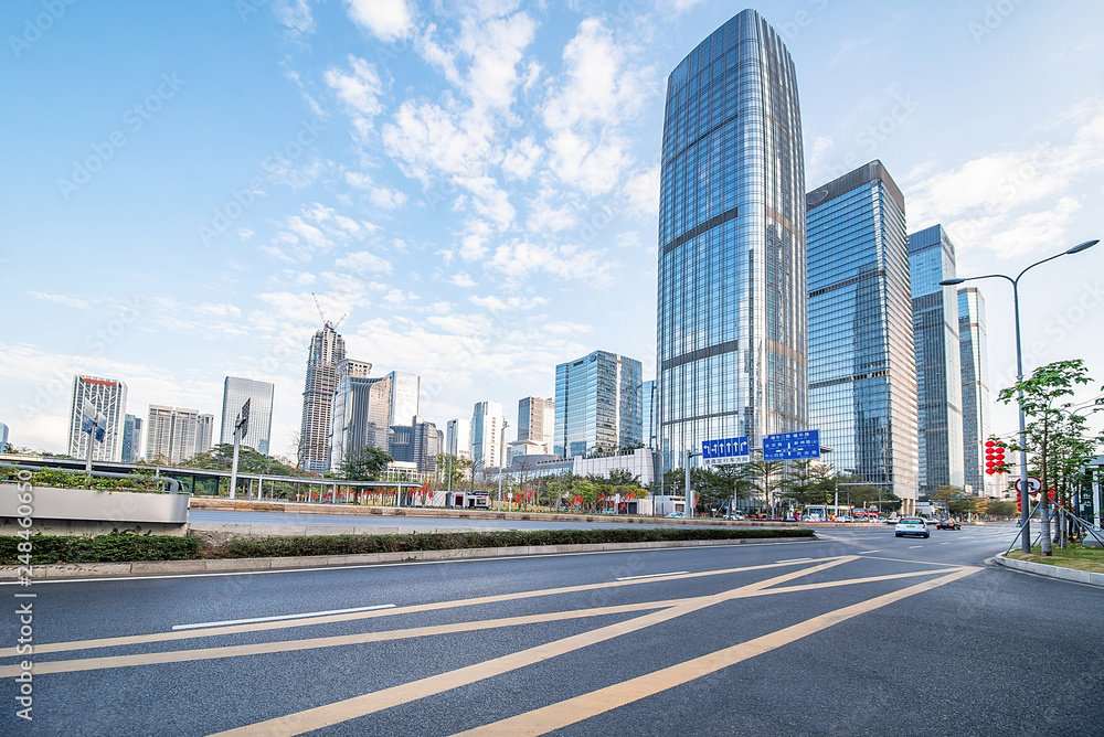 Shenzhen urban architecture and urban traffic roads Shenzhen urban architecture and urban traffic roads