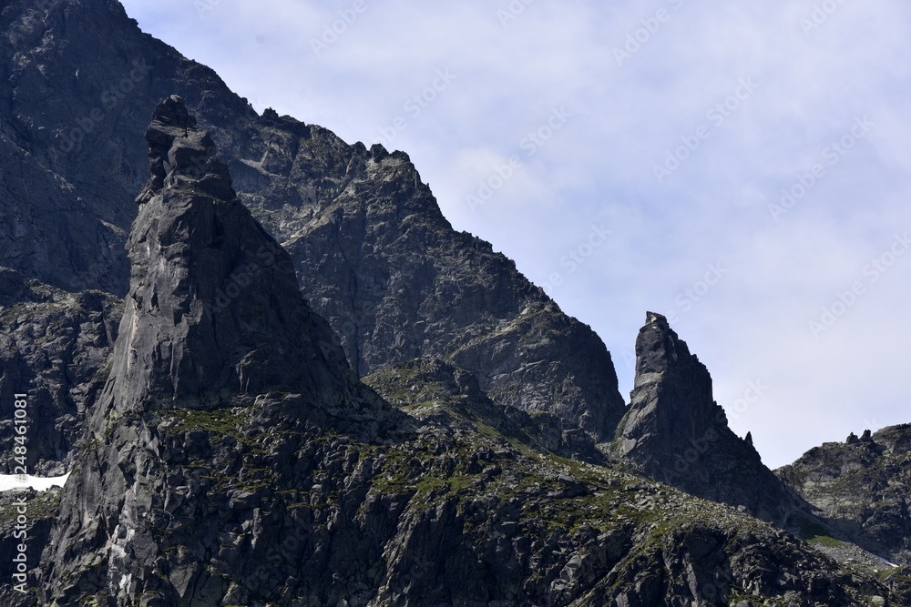 Obraz premium Tatrzański Park Narodowy, Tatry Wysokie