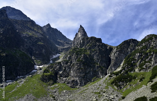 Fototapeta Naklejka Na Ścianę i Meble -  Tatry, Mnich, Tatrzański Park Narodowy, Tatry Wysokie