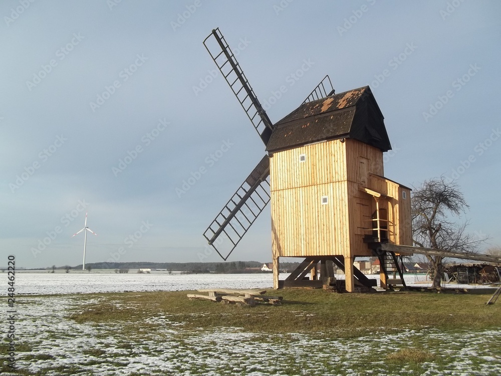 Naklejka premium Windmühle Trebbus
