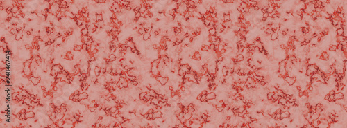 Border marble pattern Living Coral color.