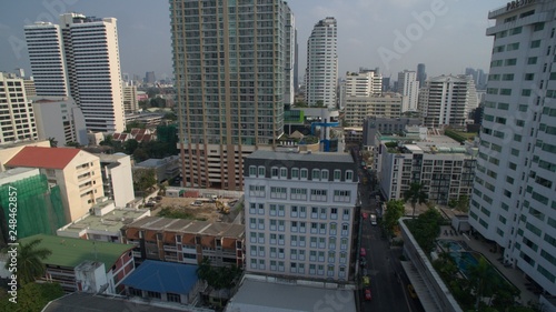 Bangkok aerial view of city