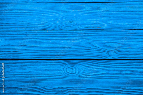 Wooden surface of light blue color under old times.