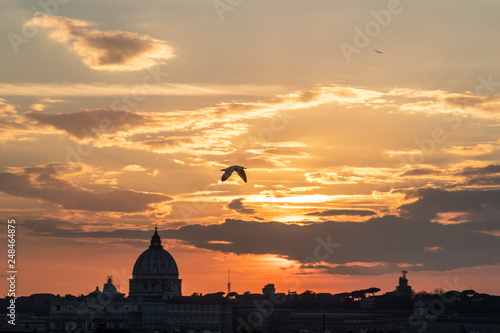 San Pietro al tramonto 