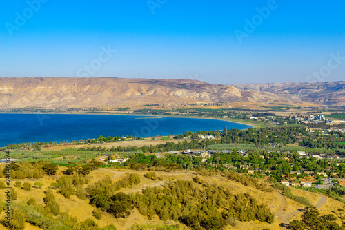 Canvastavla The southern part of the Sea of Galilee