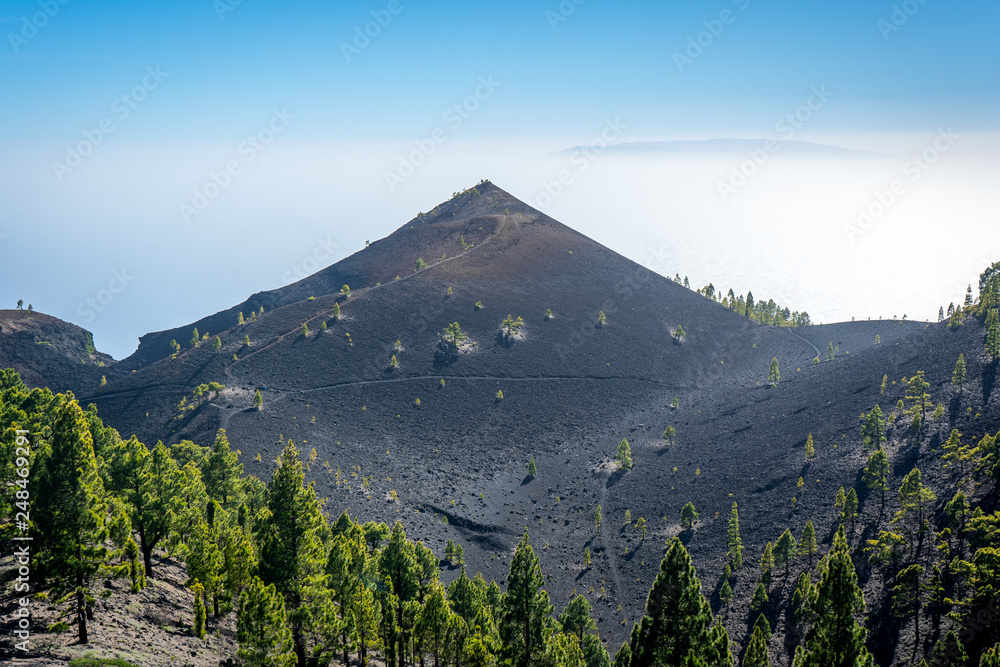Naklejka premium Vulkan Berg auf Palma