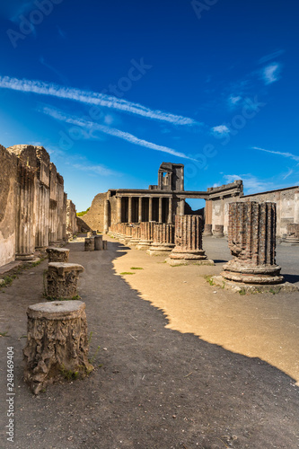Murais de parede Ruins of Pompeii - Naples Province,Campania, Italy