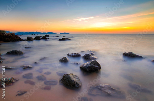 Twilight timber beach Northern Light Twilight