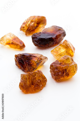 Wallpaper Mural Brown caramelized sugar on white background. Torontodigital.ca